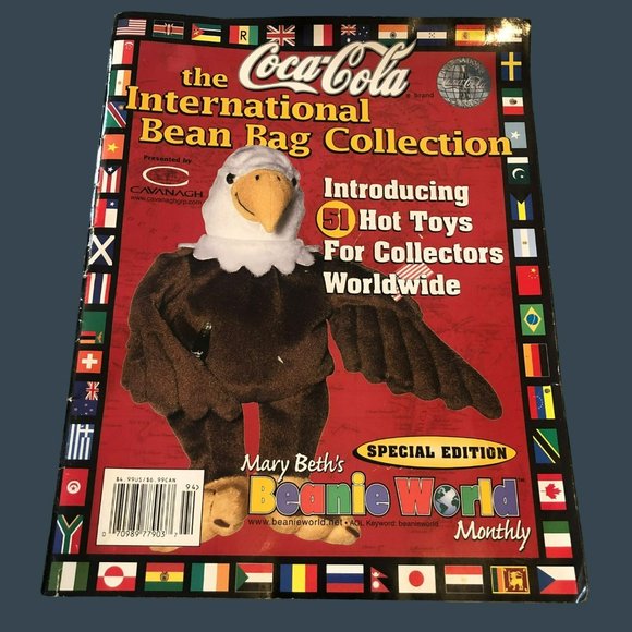 Coca-Cola Ephemera 1937 Ad Page 1999 International Bean Bag Collection Guide 200 - Picture 1 of 12